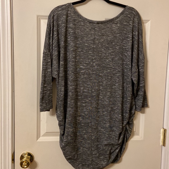 Maurices Metallic Side Ruching Top 27”ptp - Picture 6 of 6